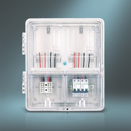 MF-K201 單相二位插卡式電表箱